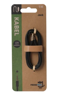 PhoneFood Kabler & Adaptere*Mini jack til mini jack kabel – 1 meter