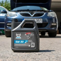 Basta Motorolie & Sprinklervæske*Motorolie 5W-30 A5 MAX fuldsyntetisk - 4 liter