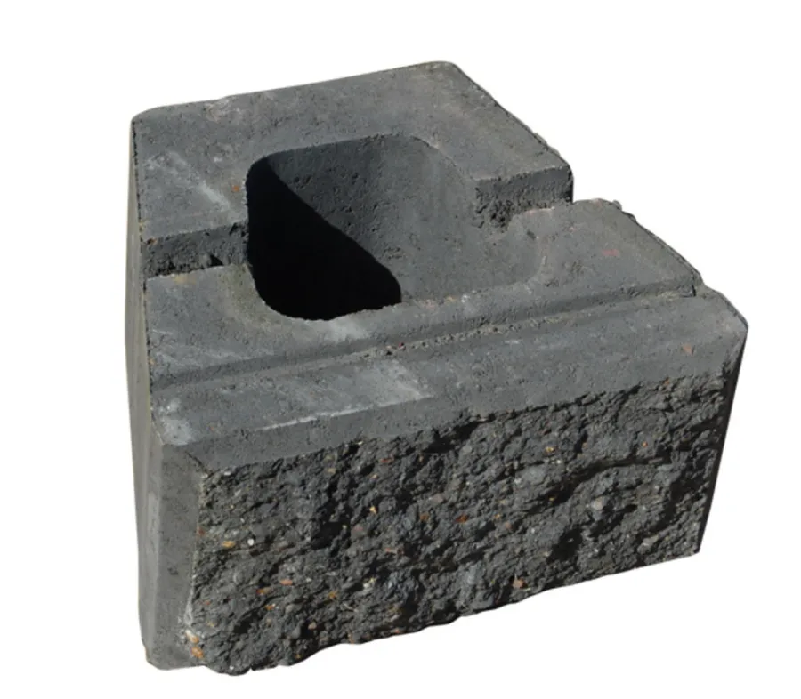 Betongruppen RBR Læ- & Støttemure*Murblok Lock-Block XL koks 30 x 26 x 15 cm