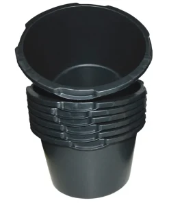 Murerbaljer*Murerbalje rund 45 liter Sort