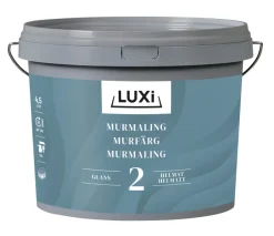 LUXI® Tag-, Mur- & Sokkelmaling*Murmaling klassisk grå 4,5 liter - Klassisk grå (NCS-kode s2502-b)