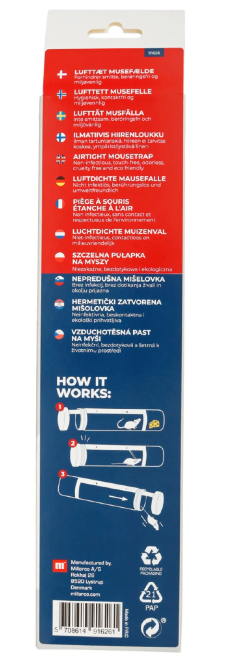 HOME it GARDEN PREMIUM Fælder*Nice Trap Airtight mousetrap