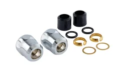 Vvs-Artikler*Nipomløber 3/8" x 10 mm krom 2 stk.