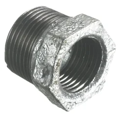Galvaniserede*Nippelmuffe galvaniseret 3/4" x 1/2"