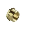 Messing*Nippelmuffe messing 3/4" x 1/2"