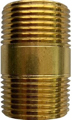 Messing*Nippelrør messing 3/4" x 40 mm