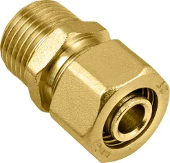 Fittings Til Rør*Nippel til PEX-rør 1/2" x 18 mm
