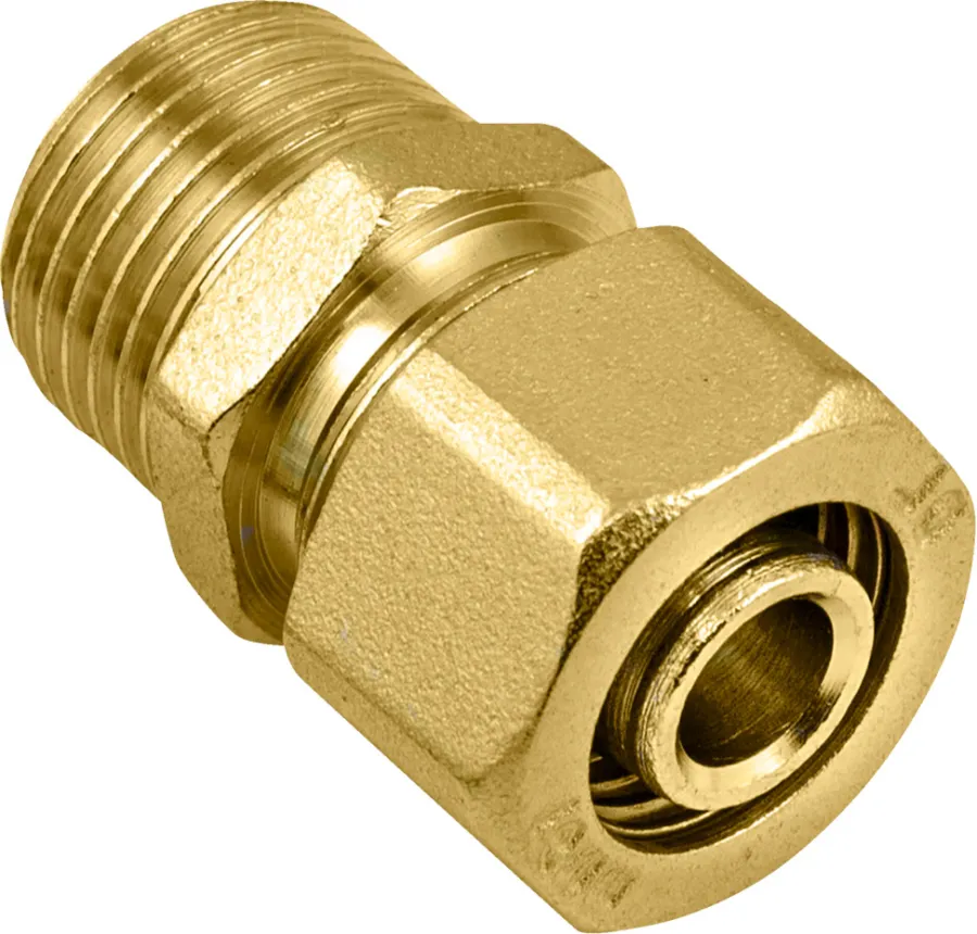 Fittings Til Rør*Nippel til PEX-rør 1/2" x 18 mm