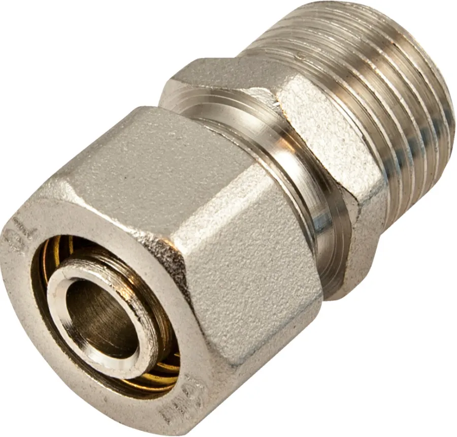 Fittings Til Rør*Nippel til PEX-rør 1/2" x 16 mm