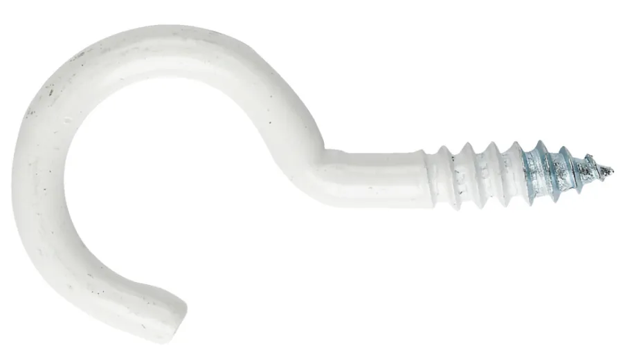 NKT Fasteners Skruer*skruekrog hvid 5,0 x 65 mm 2 stk.