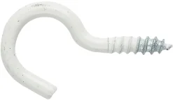 NKT Fasteners Skruer*skruekrog 3,5 x 60 mm hvid 4 stk.