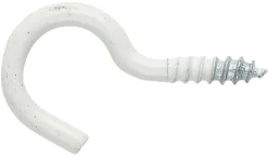 NKT Fasteners Skruer*skruekrog 3,5 x 50 mm hvid 4 stk.