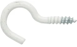 NKT Fasteners Skruer*skruekrog 2,6 x 30 mm hvid 6 stk.