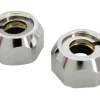 Vvs-Artikler*Omløber 1/2" x 10 mm krom 2 stk.