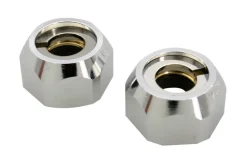 Vvs-Artikler*Omløber 1/2" x 10 mm krom 2 stk.