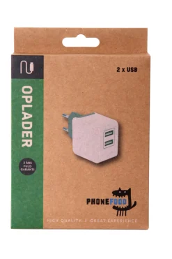 PhoneFood Kabler & Adaptere*Oplader med 2 USB porte