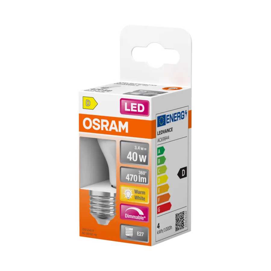 Osram Led-Pærer*LED Star Classic mat kronepære dæmpbar E27 4,8 W