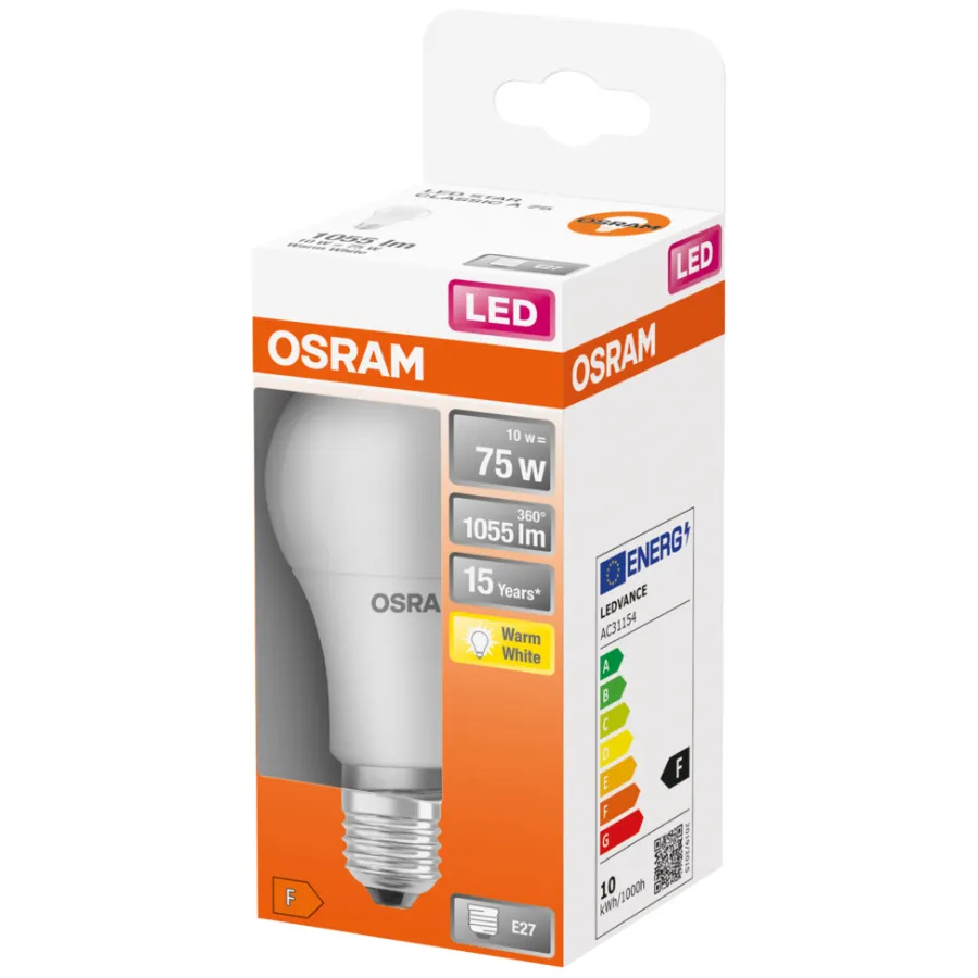 Osram Led-Pærer*LED Star Classic standardpære E27 10 W