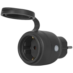 Osram Stikdåser|Smart Stik & Sensorer*SMART+ Compact Plug EU energimåler Sort