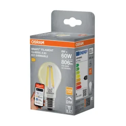 Osram Led-Pærer|Smart Pærer*SMART+ filament pære standard hvid E27 6 W