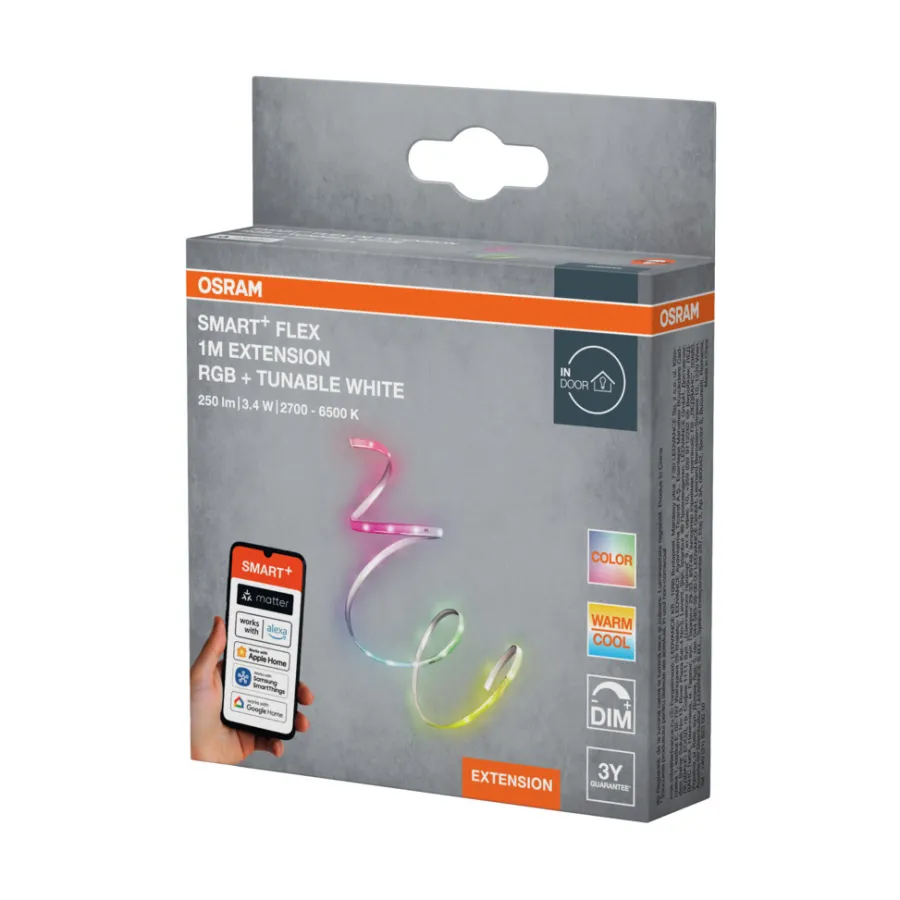 Osram Led-Bånd|Smart Pærer*SMART+ flex extension RGBW 1 meter