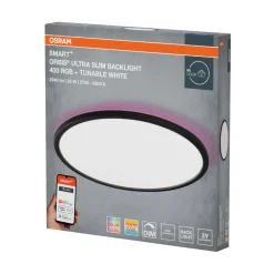 Osram Loftlamper|Smart Lamper*SMART+ Orbis Ultra Slim Backlight Ø400 mm RGB