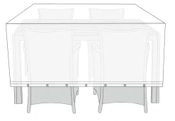 Sunlife® Overtræk Til Parasoller & Havemøbler*Overtræk til havemøbelsæt L170 x B130 x H85 cm -