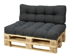 Sunlife® Sæsonafslutning|Havehynder*Pallehynde Kairo 118 x 40 cm mørkegrå -
