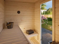 Palmako Pooludstyr|Saunaer*Eir sauna m/ovn 183 x 203 cm