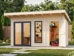 Palmako Bjælkehytter*hytte Aurelia 1 480 x 404 cm