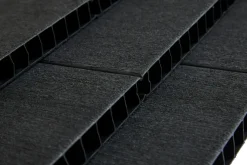 Panelhegn*Paneler til hegn sort 3 dele