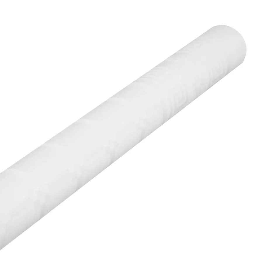 Pynt & Festudstyr|Boligindretning*Papirdug hvid med mønster 1,2 x 8 meter Hvid med damask-mønster