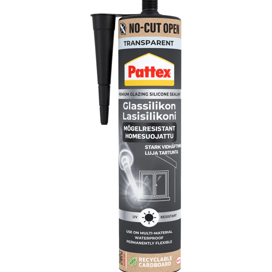 Pattex Silikone*glassilikone klar 280 ml