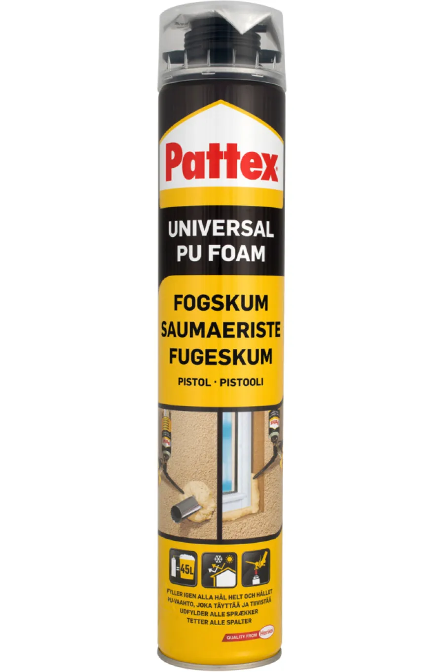Pattex Fugeskum*pistolfugeskum universal 750 ml