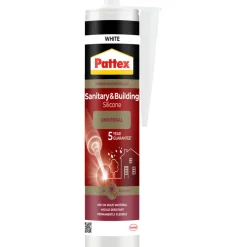 Pattex Silikone*sanitets- og byggesilikone hvid