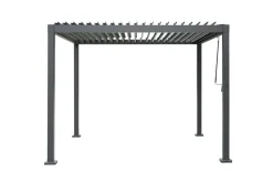 Sunlife® Pavilloner & Partytelte|Overdækning*Pergola m/justerbart tag 3 x 3 meter - Grå