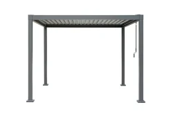 Sunlife® Pavilloner & Partytelte|Overdækning*Pergola m/justerbart tag 3 x 3 meter - Grå