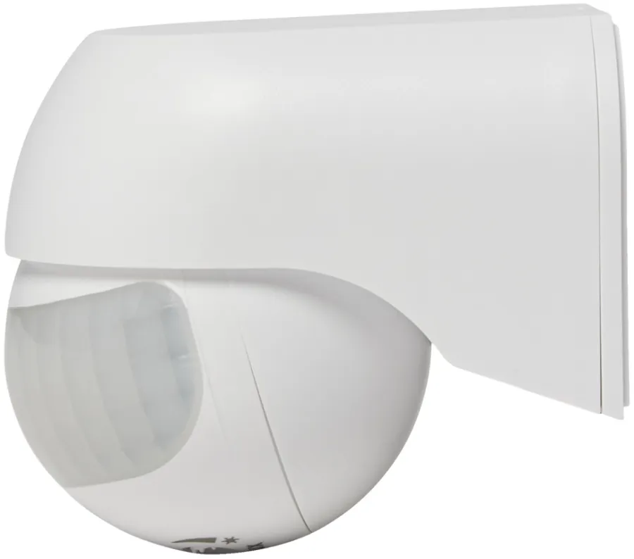 Elworks Sensorer*PIR-sensor 180° indendørs/udendørs - Hvid