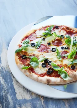 Grillexpert® Grilltilbehør*Pizzasten Ø38 cm med alubageplade -