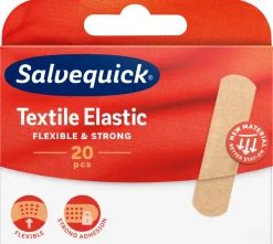 Salvequick Personlig Pleje*Plaster Textile Elastic – 20 stk.