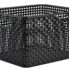 Plast1 Opbevaringskasser*fletkurv - 17 liter