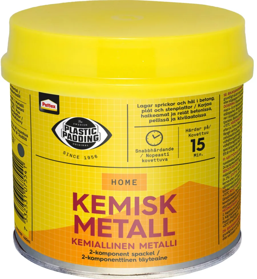 Plastic Padding Spartelmasse*kemisk metal 460 ml