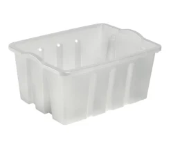 Plast1 Opbevaringskasser*klodskasse klar/grå - StackBox 13