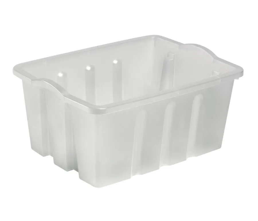 Plast1 Opbevaringskasser*klodskasse klar/grå - StackBox 13