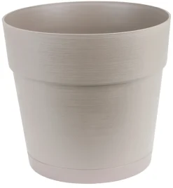 Scan-Pot Krukker*Plastkrukke m/selvvandingsdepot Ø20 cm Varm grå