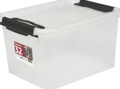 Plast1 Opbevaringskasser*plastboks m/låg klar - SystemBox 32