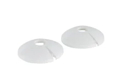 Vvs-Artikler*Plastroset 12 mm hvid - 2 stk.