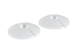 Vvs-Artikler*Plastroset 15 mm hvid - 2 stk.