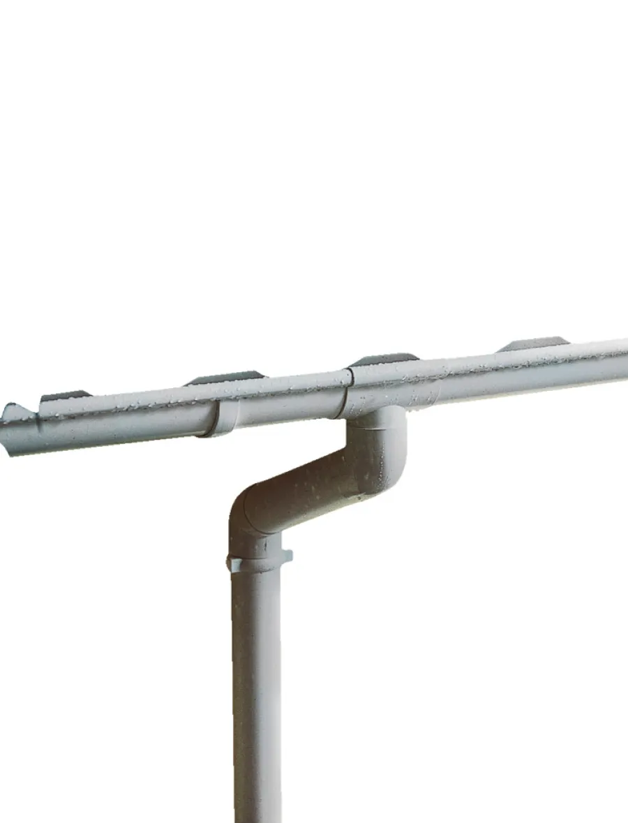 Rodena Tagrender*Plasttagrende grå - 3 m