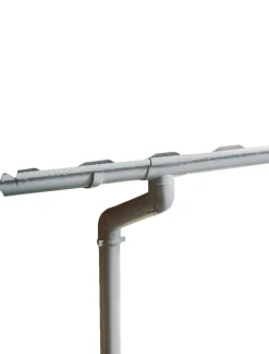 Rodena Tagrender*Plasttagrende grå - 2 m